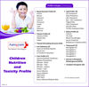 CHILDREN NUTRITION AND TOXICITY PROFILE