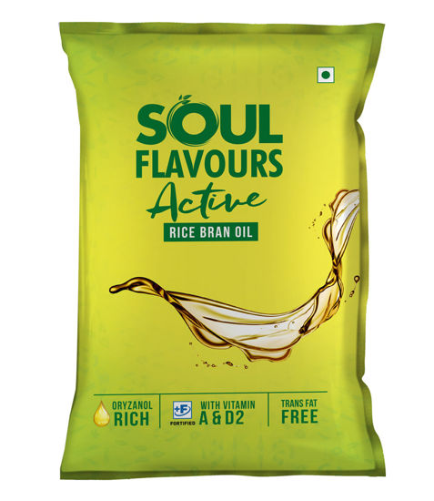 Picture of SOUL FLAVOURS ACTIVE RICE BRAN OIL POUCH (1L)