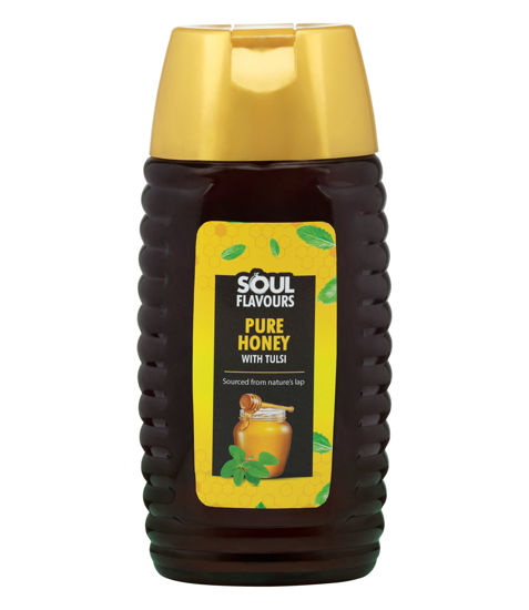 Picture of SOUL FLAVOURS PURE HONEY WITH TULSI (500G)