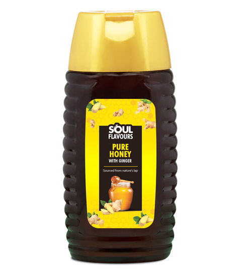 Picture of SOUL FLAVOURS PURE HONEY WITH GINGER (500G)