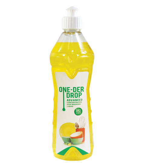 Picture of ONE DER DROP ADVANCED CONCENTRATED DISH WASHING LIQUID (BIOSAFE FORMULA) (500 ML)