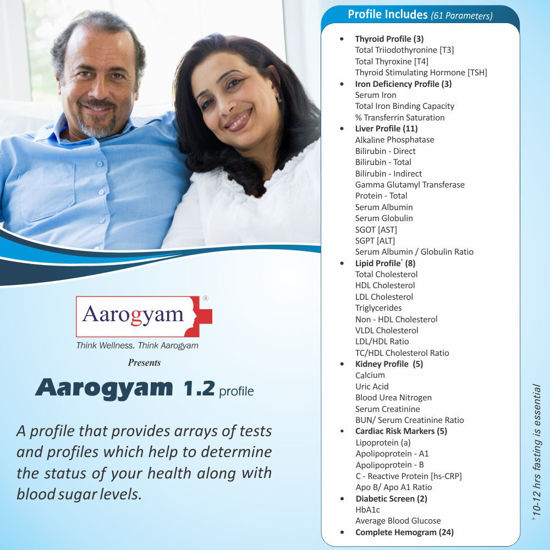 Thyrocare AAROGYAM 1.2 (89 tests) hoshiarpur