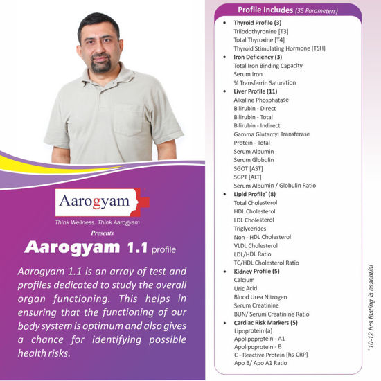 Thyrocare AAROGYAM 1.1 (63 tests) secunderabad