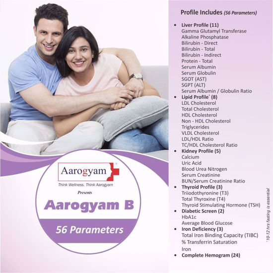 Thyrocare Anandham B (aarogyam B) (56 Tests) warangal