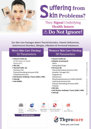 Thyrocare Womens Skin Care Checkup vadodara