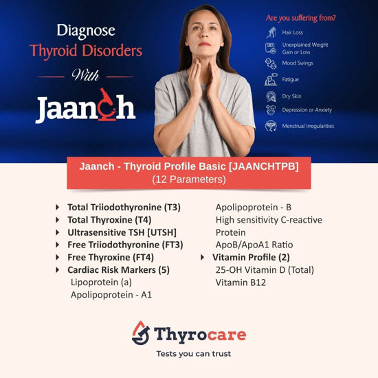 Thyrocare JAANCH THYROID PROFILE BASIC gandhinagar